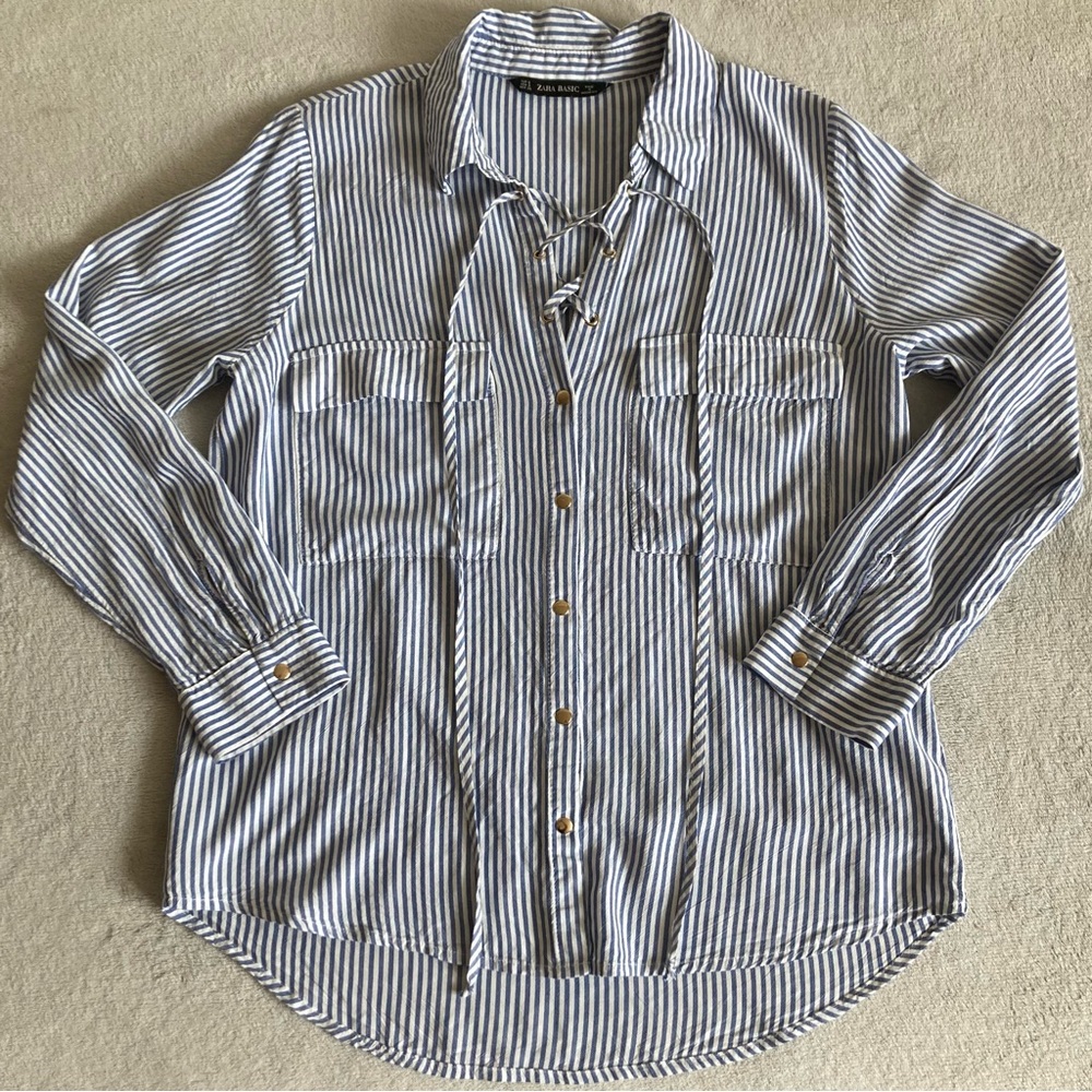 3/$35 ZARA striped shirt